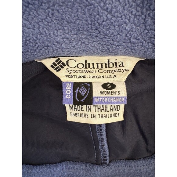 Columbia 3-In-1 Interchange Core Jacket Womens S Blue Sky Blue Vintage Ski Coat - Picture 3 of 16